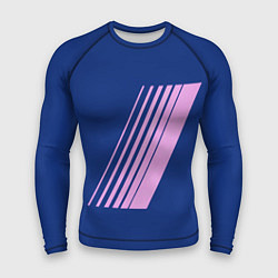 Рашгард мужской Цветная полоса, цвет: 3D-принт