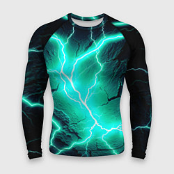 Мужской рашгард Color light blue black