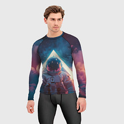 Рашгард мужской Космонавт на чужой планете, цвет: 3D-принт — фото 2
