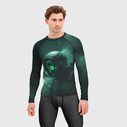 Рашгард мужской Космический скелет, цвет: 3D-принт — фото 2