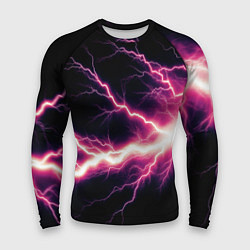Рашгард мужской Lightning pink, цвет: 3D-принт