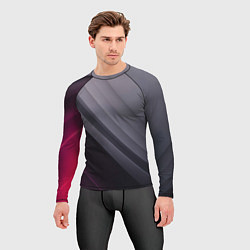 Рашгард мужской Color black grey, цвет: 3D-принт — фото 2