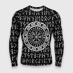 Рашгард мужской Руны и путеводный языческий символ, цвет: 3D-принт