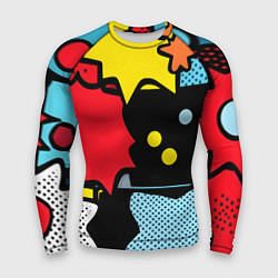 Мужской рашгард Поп абстракция