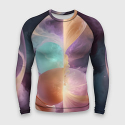 Мужской рашгард Космическая круглая абстракция