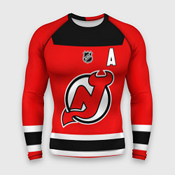 Рашгард мужской Ковальчук - Нью Джерси Девилз, цвет: 3D-принт