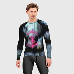 Рашгард мужской Берсерк в стиле гранж, цвет: 3D-принт — фото 2