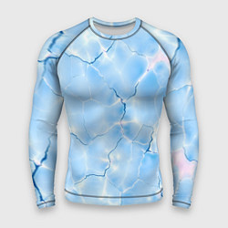 Мужской рашгард Прозрачная голубая вода