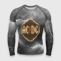 Мужской рашгард ACDC ретро логотип