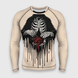 Рашгард мужской Опасные руки, цвет: 3D-принт