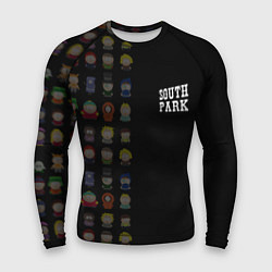 Мужской рашгард Персонажи Южный парк и лого