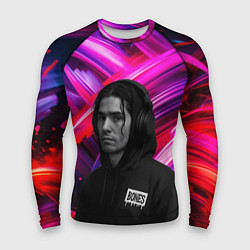 Мужской рашгард Bones в наушниках