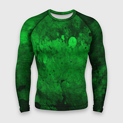 Мужской рашгард Абстракция - green acid stains