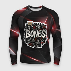 Рашгард мужской Bones logo stickers, цвет: 3D-принт