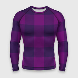 Рашгард мужской Баклажан ультрафиолет, цвет: 3D-принт