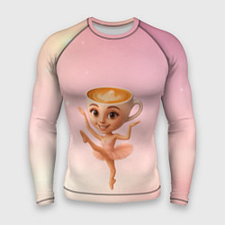 Рашгард мужской Балерина капучино ии мем, цвет: 3D-принт
