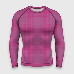 Рашгард мужской Checkered pink, цвет: 3D-принт
