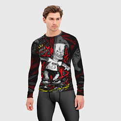 Рашгард мужской Татуированный барт, цвет: 3D-принт — фото 2