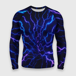 Мужской рашгард Разряд молнии текстура