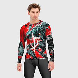 Рашгард мужской Doom samurai steel, цвет: 3D-принт — фото 2