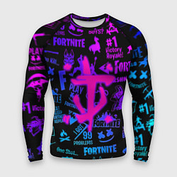 Мужской рашгард Fortnite x doom neon logo