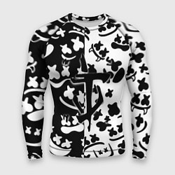 Рашгард мужской Doom x Marshmello pattern, цвет: 3D-принт