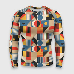 Рашгард мужской Ритмы Баухауса, цвет: 3D-принт