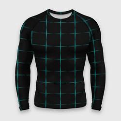 Мужской рашгард Color black blue crosses