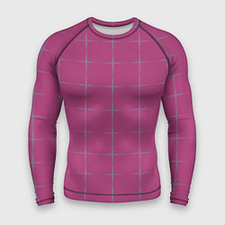 Рашгард мужской Color pink stripes, цвет: 3D-принт