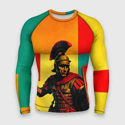 Мужской рашгард Римский легионер поп-арт