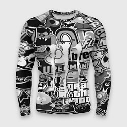 Мужской рашгард Monster energy trend black