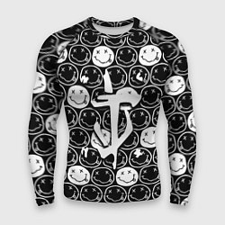 Рашгард мужской Doom x nirvana pattern, цвет: 3D-принт