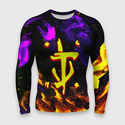 Рашгард мужской Doom огненный стиль, цвет: 3D-принт