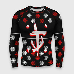 Мужской рашгард Doom winter pattern steel