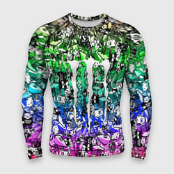 Мужской рашгард Monster energy стикеры