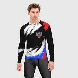 Рашгард мужской Федерация бокса РФ - краска, цвет: 3D-принт — фото 2