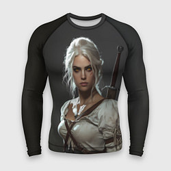 Мужской рашгард Цири строгий взгляд