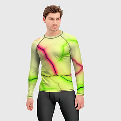 Рашгард мужской Multicolored lightning, цвет: 3D-принт — фото 2