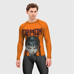 Рашгард мужской Девушка демон, цвет: 3D-принт — фото 2