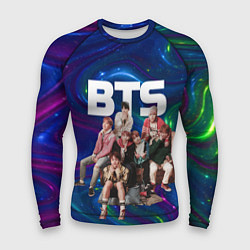 Рашгард мужской BTS фотосессия на диване, цвет: 3D-принт