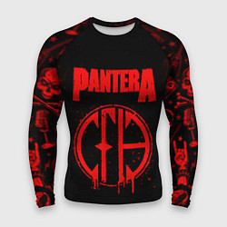 Мужской рашгард Pantera рок группа