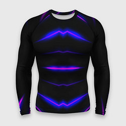 Мужской рашгард Color black neon