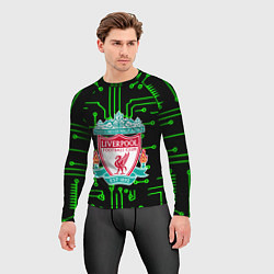 Рашгард мужской Liverpool плата текстура, цвет: 3D-принт — фото 2