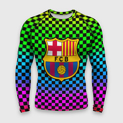 Рашгард мужской Barcelona gradient neon, цвет: 3D-принт