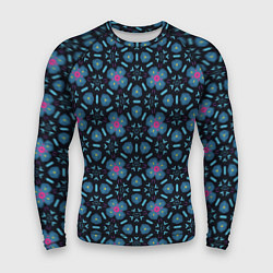 Мужской рашгард Абстрактный цветочный паттерн