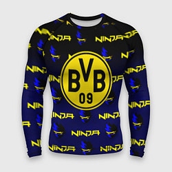 Рашгард мужской Borussia ninja x fortnite, цвет: 3D-принт