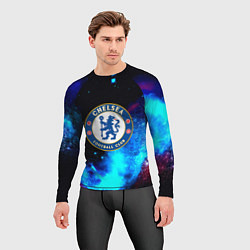 Рашгард мужской Челси неоновый космос, цвет: 3D-принт — фото 2