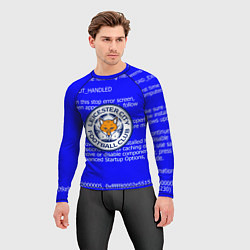 Рашгард мужской Лестер сити код, цвет: 3D-принт — фото 2