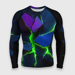 Рашгард мужской Neon tile, цвет: 3D-принт