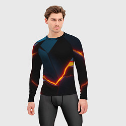Рашгард мужской Breaking block, цвет: 3D-принт — фото 2